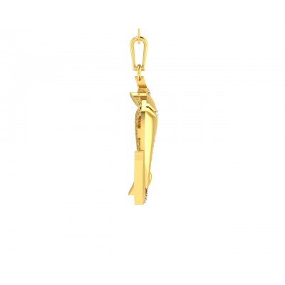 Om Ganesh in Gold & diamonds Pendant